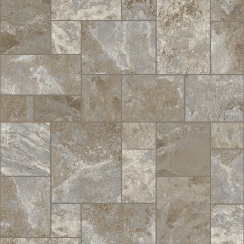 Congoleum ArmorCore Pro Terrace Paver 12-ft W Cut-to-Length Pale Smoke Stone Look Low-Gloss Finish Sheet Vinyl - Image 2