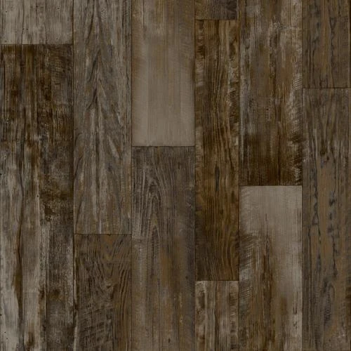 Congoleum ArmorCore UR Farmhouse Timber 12-ft W Cut-to-Length Steel Wool Wood Look Low-Gloss Finish Sheet Vinyl - Image 2