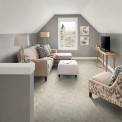 Congoleum ArmorCore UR Ethereal 12-ft W Cut-to-Length Pale Moon Stone Look Low-Gloss Finish Sheet Vinyl