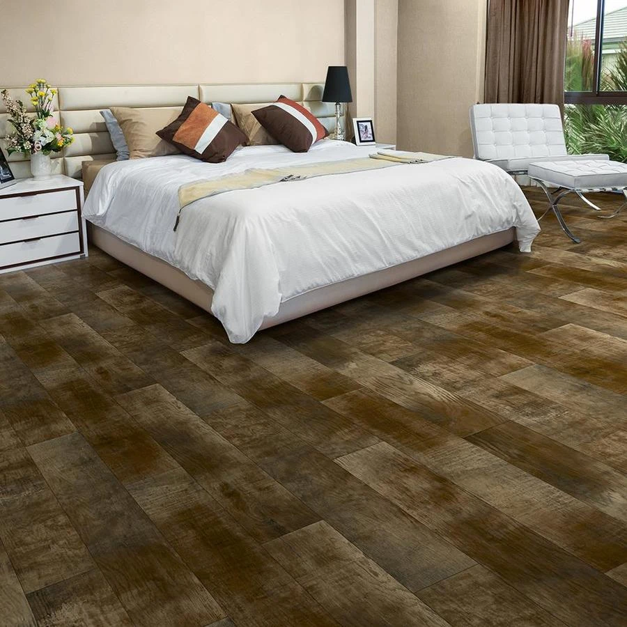 Congoleum AirStep Plus Topside 12-ft W Cut-to-Length Figurehead Wood Look Low-Gloss Finish Sheet Vinyl