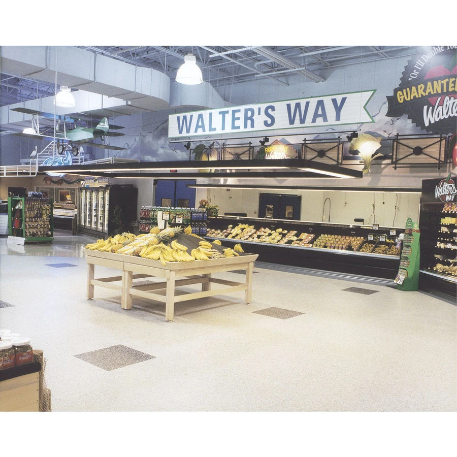 Armstrong Flooring Safety Zone 45-Piece Stone Beige Commercial VCT Tile