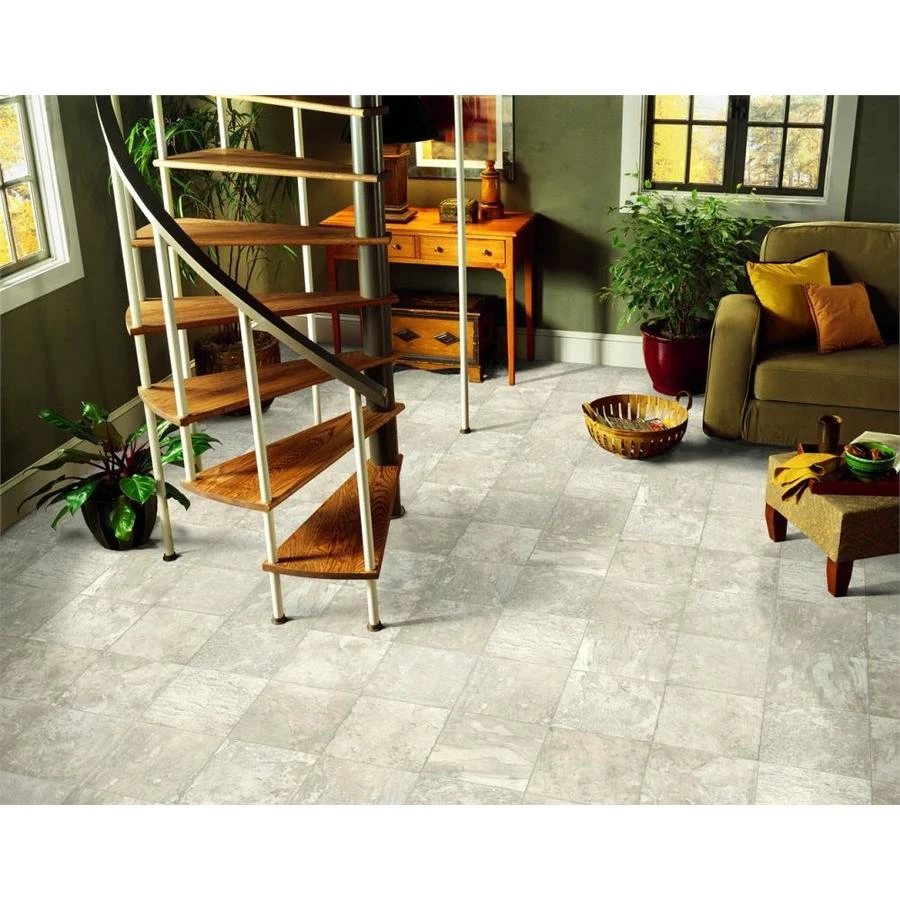 Armstrong Flooring Pickwick Landing I 12-ft W Cut-to-Length Candlerush Slate Ivory Low-Gloss Finish Sheet Vinyl - Image 2