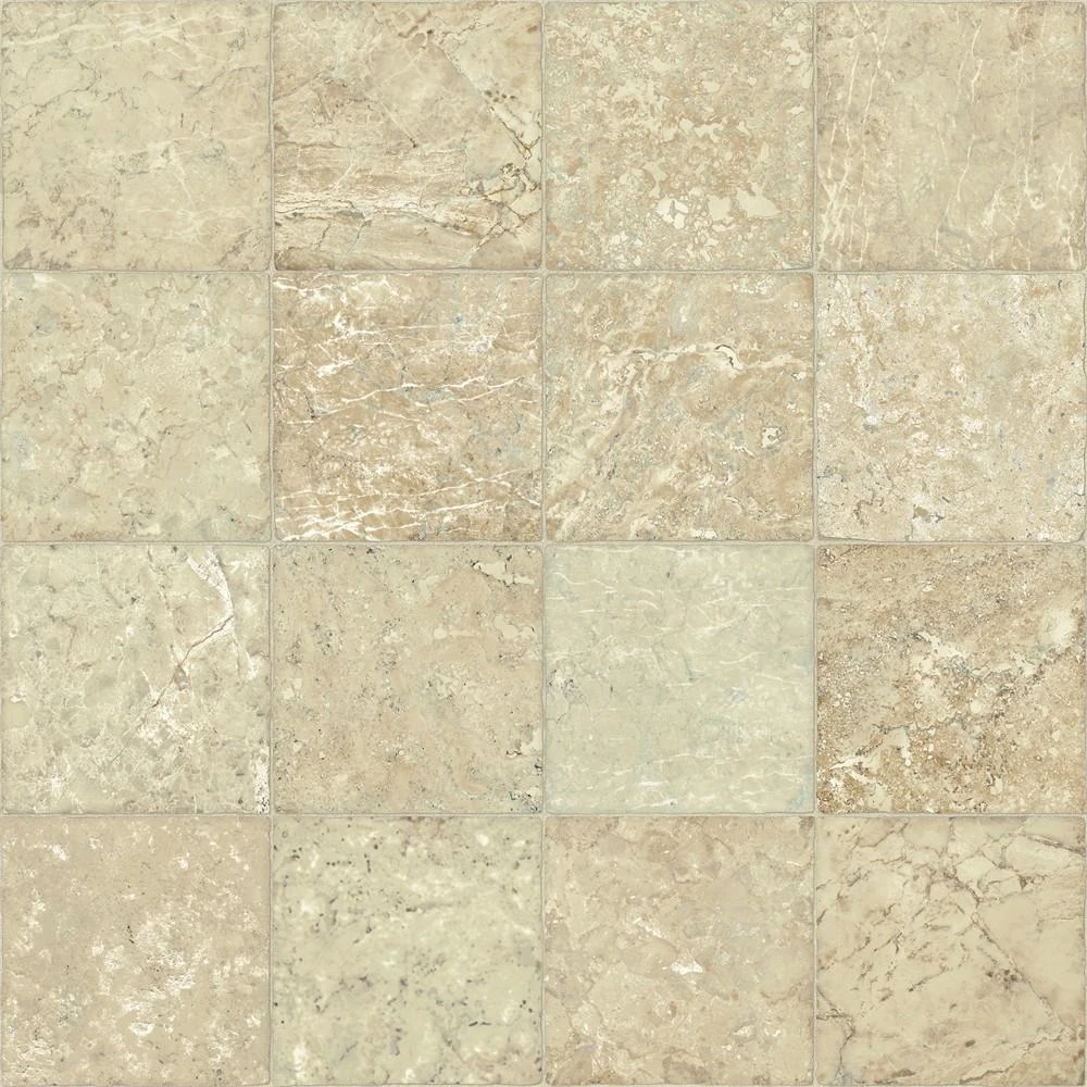 Armstrong Flooring Epiq 12-ft W X Cut-to-Length Kral Travertine Desert Drift Low-Gloss Finish Sheet Vinyl