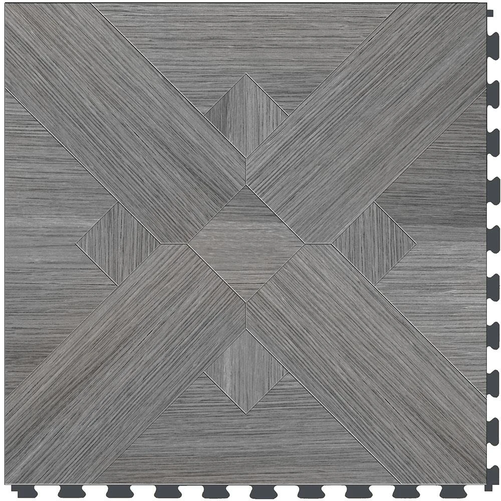 Perfection Floor Tile Bordeaux Wood Collection Bordeaux Walnut/Satin 20-in X 20-in Water Resistant Interlocking Luxury Flooring (16.7-sq Ft) - Image 11