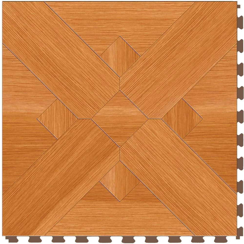 Perfection Floor Tile Bordeaux Wood Collection Bordeaux Walnut/Satin 20-in X 20-in Water Resistant Interlocking Luxury Flooring (16.7-sq Ft) - Image 10