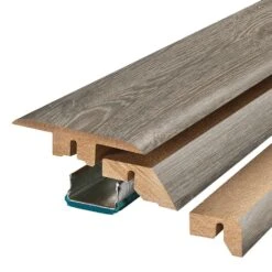 Flint Grey 3/4 In. T X 2-1/8 In. W X 78-3/4 In. L Laminate 4-in-1 Molding