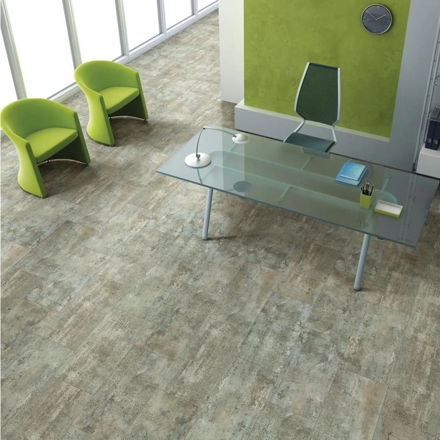 Shaw 8-Piece 12-in X 24-in Granite Interlocking Vinyl Tile - Image 5