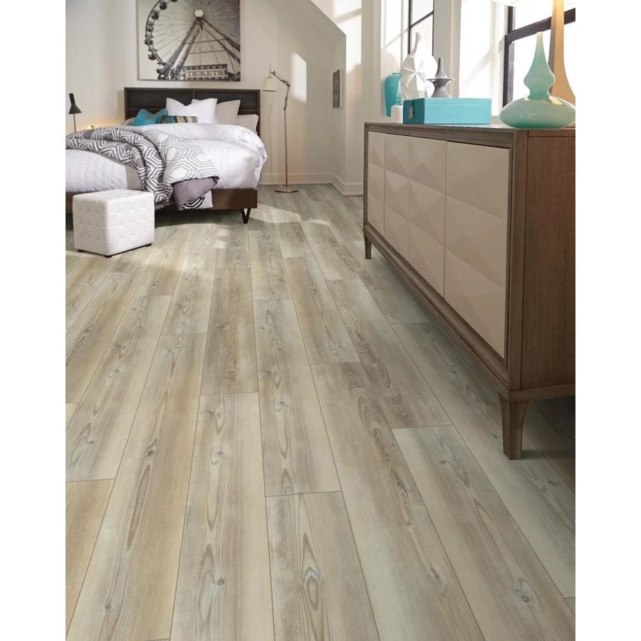 Shaw Prismatic Plus 8-Piece 7.09-in X 48.03-in Glacier Pine Luxury Vinyl Plank Flooring