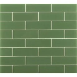 MSI Evergreen 9 In. X 3 In. X 8 Mm Matte Glass Wall Tile (3.8 Sq. Ft. / Case)