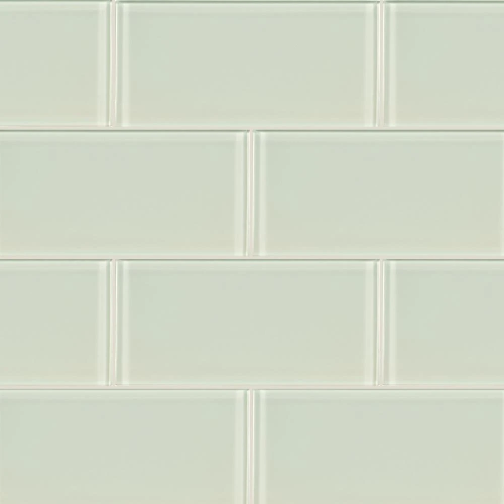 MSI Arctic Ice 3 In. X 6 In. Glossy Glass White Subway Tile (1 Sq. Ft. / Case)