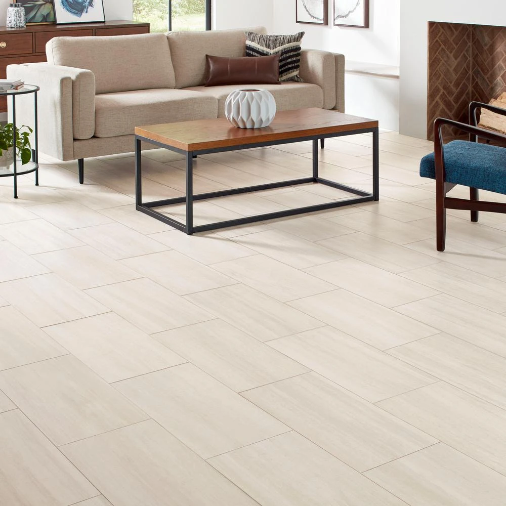 Daltile QuicTile 12 In. X 24 In. Cliff Stone Matte Color Body Porcelain Locking Floor Tile (9.6 Sq. Ft. / Case) - Image 2