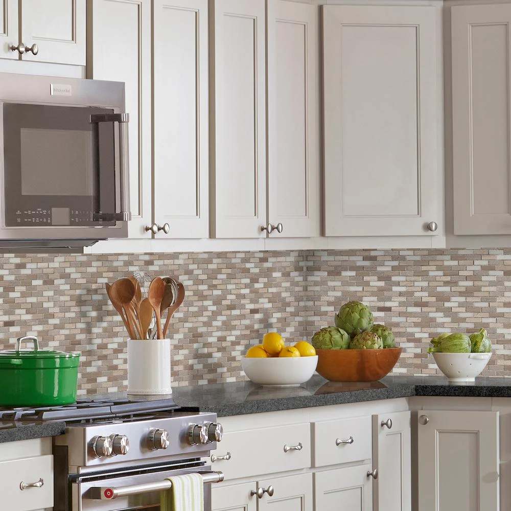 MSI Arctic Storm 12 In. X 12 In. X 10mm Honed Marble Mesh-Mounted Mosaic Floor And Wall Tile (1 Sq. Ft.) - Image 5