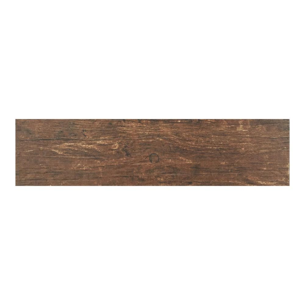 MSI Redwood Mahogany 6 In. X 24 In. Matte Porcelain Floor And Wall Tile (10 Sq. Ft. / Case) - Image 8