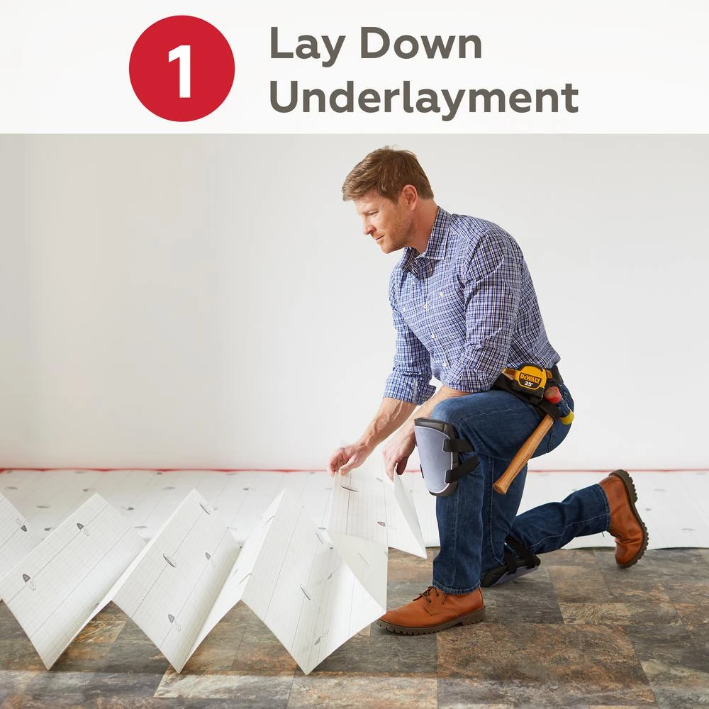 Daltile QuicTile 12 In. X 24 In. Cliff Stone Matte Color Body Porcelain Locking Floor Tile (9.6 Sq. Ft. / Case) - Image 9