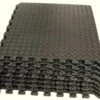 Rainforest 25.68 Sq Ft EVA Foam Floor Mat Interlocking Exercise Gym Flooring Black Color 1/2" Thick, Size: 22" X 22" Each Mat , Total : 8 Pieces