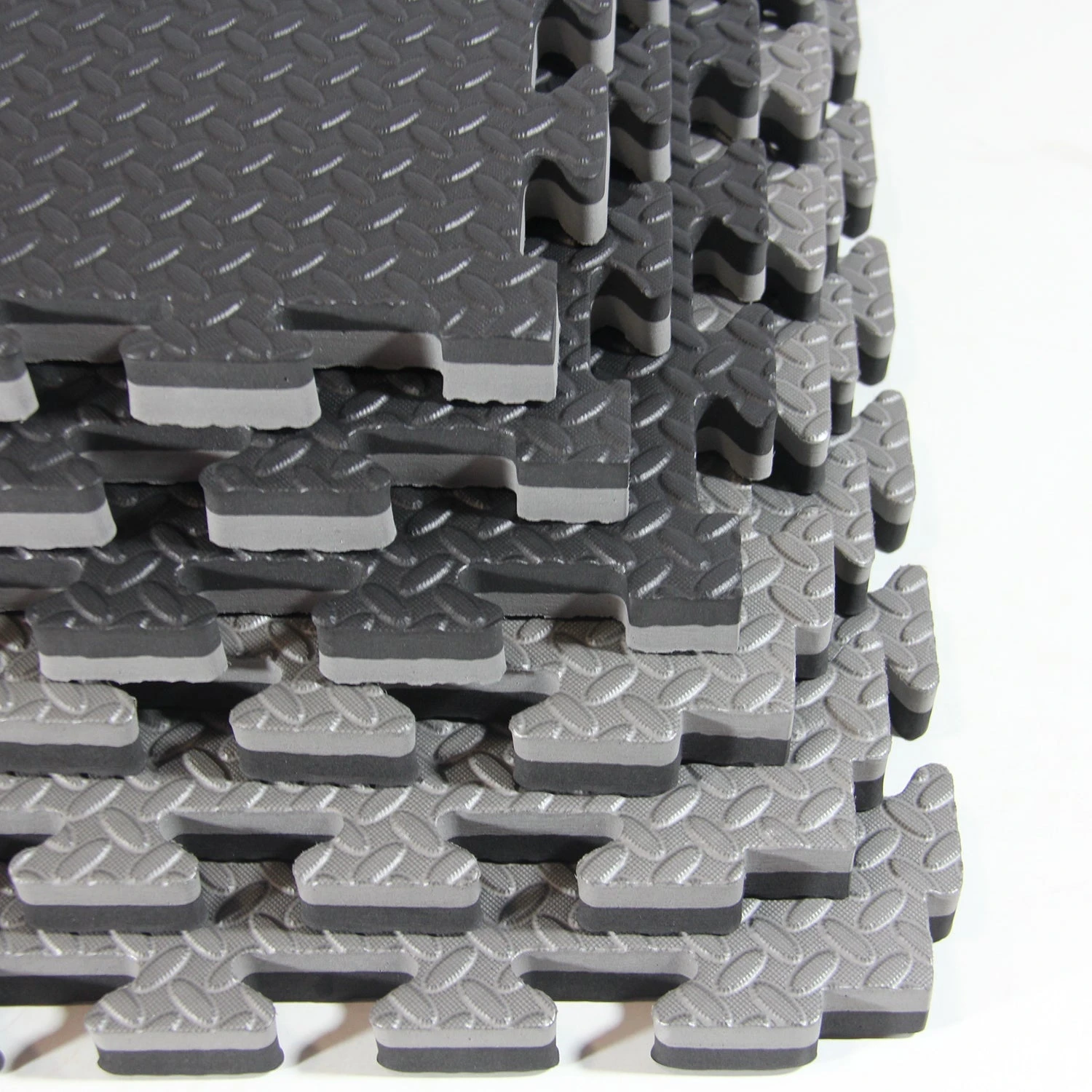 Clevr Extra-Thick EVA Foam Interlocking Gym Floor Mat, 12 Pcs, 48 Sq. Ft.