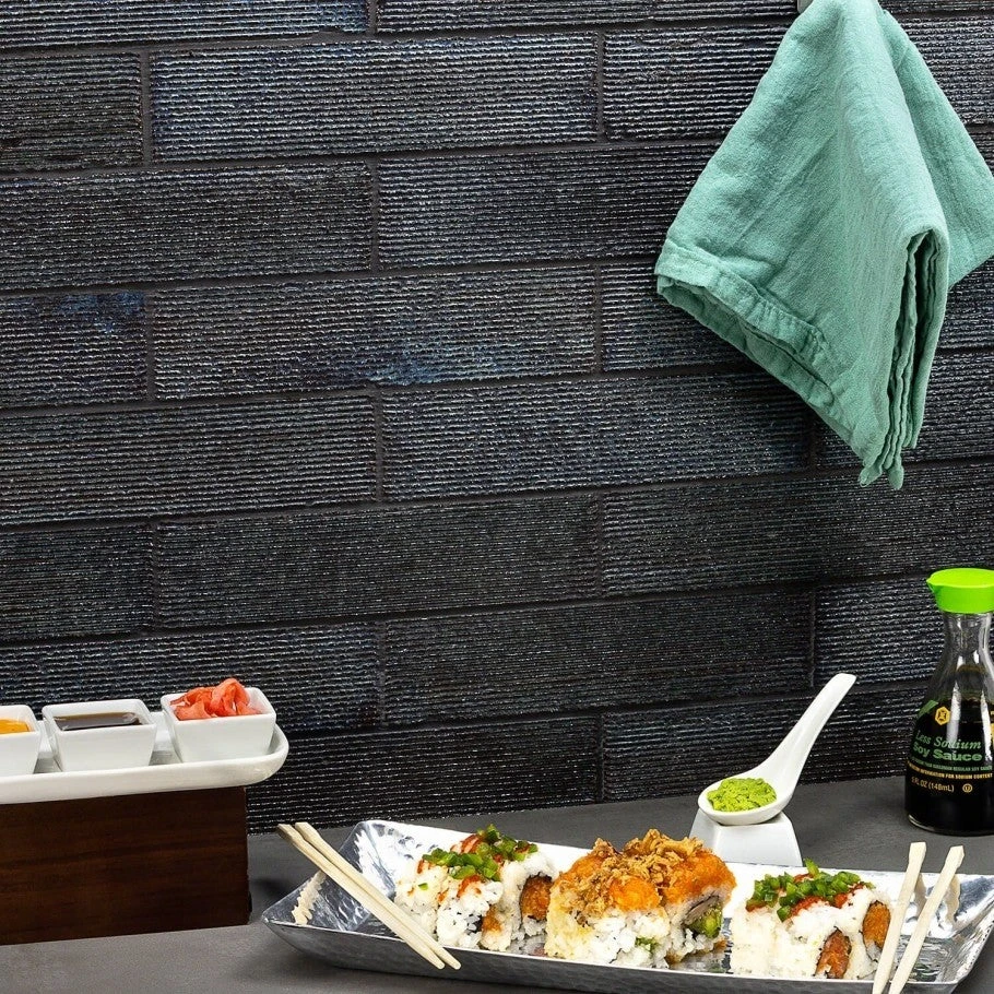 Westport Ridge Dark Denim 2 In. X 9 In. Glazed Clay Wall Tile (33 Pieces 5.64 Sq. Ft. / Case - Image 2