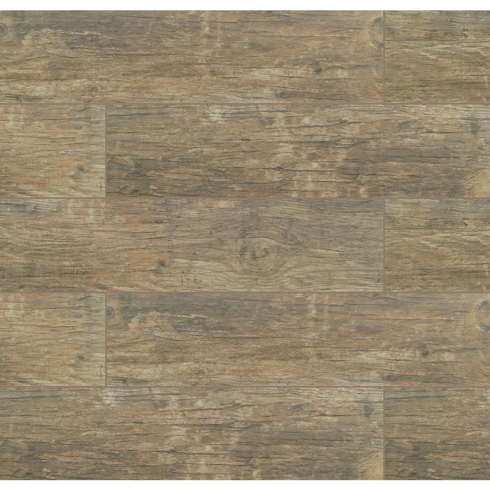 MSI Redwood Mahogany 6 In. X 24 In. Matte Porcelain Floor And Wall Tile (10 Sq. Ft. / Case) - Image 11