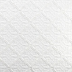 Bond Tile Roma Florid White 6.25 In. X 7.25 In. Ceramic Arabesque Wall Tile (30 Pieces 4.84 Sq. Ft. / Box)