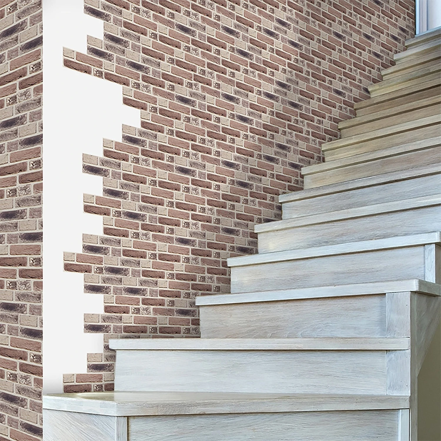 7.87'' X 3.94" 3D Self-Adhesive Kitchen Wall Tiles Bathroom Mosaic Brick Stickers Home DIY Decor - Image 8