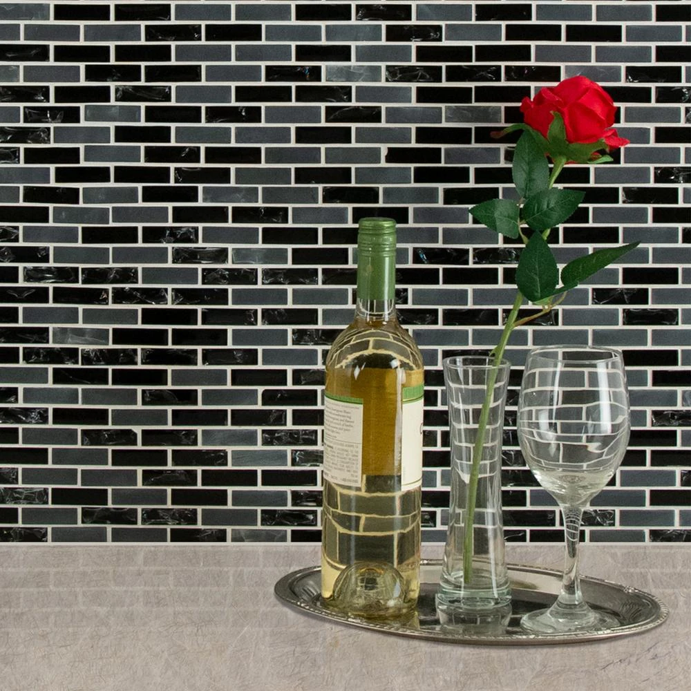 MSI Glissen 12 In. X 12 In. X 6mm Glass Mesh-Mounted Mosaic Tile (15 Sq. Ft./case) - Image 6