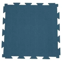 Rubber-Cal Terra-Flex 1/4 In. X 24 In. X 24 In. Blue Interlocking Rubber Mat (5-Pack, 20 Sq. Ft.)