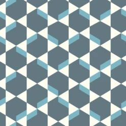 IVC Madison Avenue Blue And Grey Residential Vinyl Sheet, Sold By 13.2 Ft. Wide X Custom Length