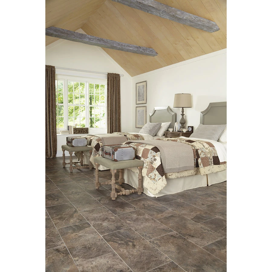 STAINMASTER Stainmaster 18-in X 18-in Groutable Corsica Cavern Peel And Stick Luxury Vinyl Tile - Image 5