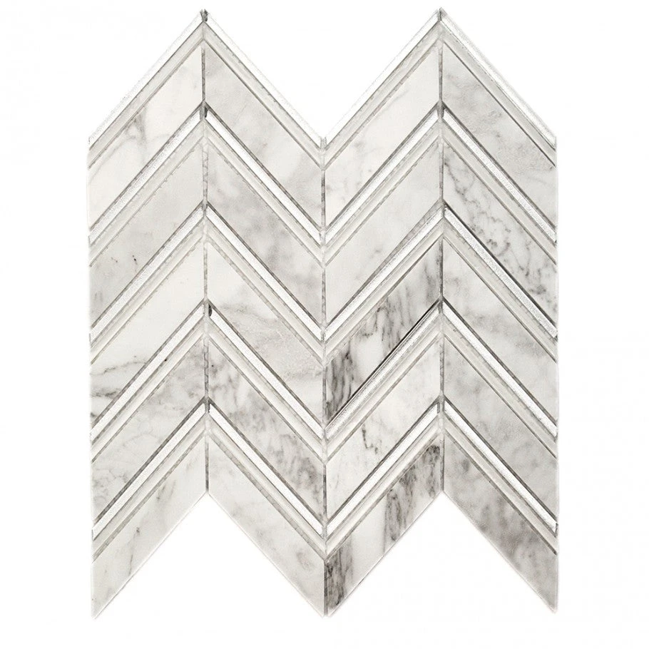 Regal Winter Magic Marble Mosaic Tile - Image 4