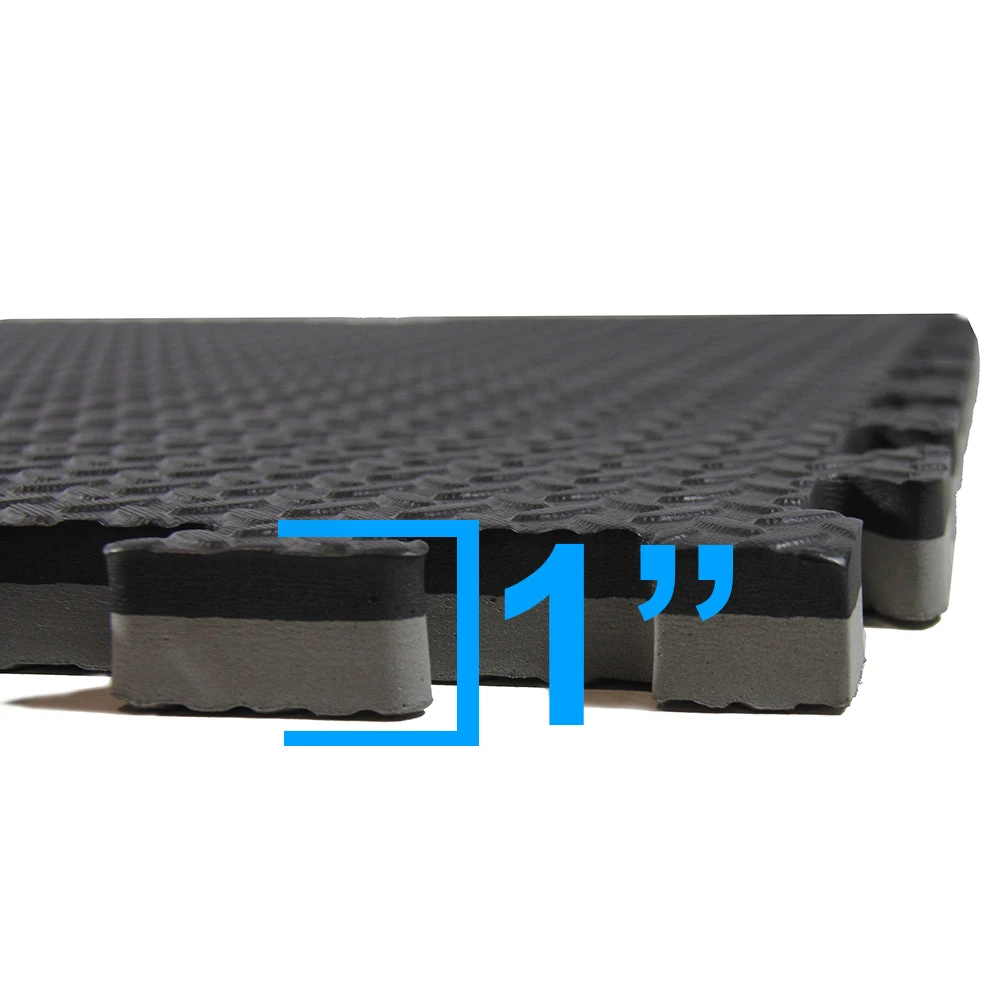 Clevr Extra-Thick EVA Foam Interlocking Gym Floor Mat, 12 Pcs, 48 Sq. Ft. - Image 3