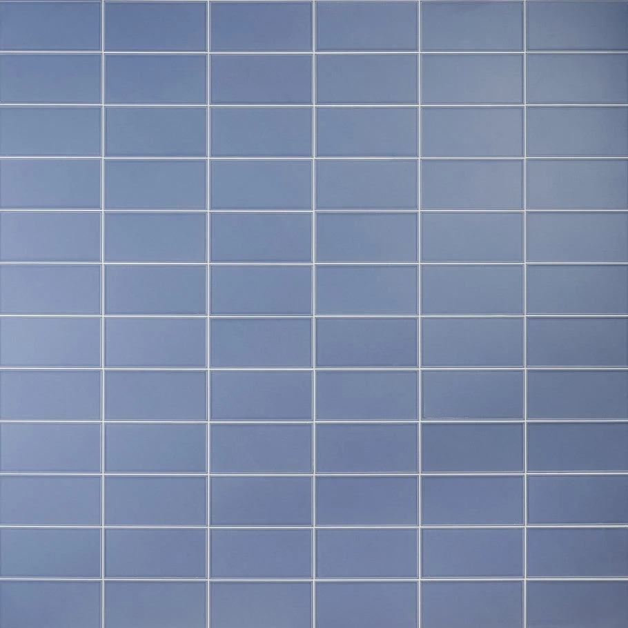 Victoria Border Blue 4 In. X 8 In. Matte Ceramic Wall Tile (28 Pieces, 6.02 Sq. Ft. / Case)