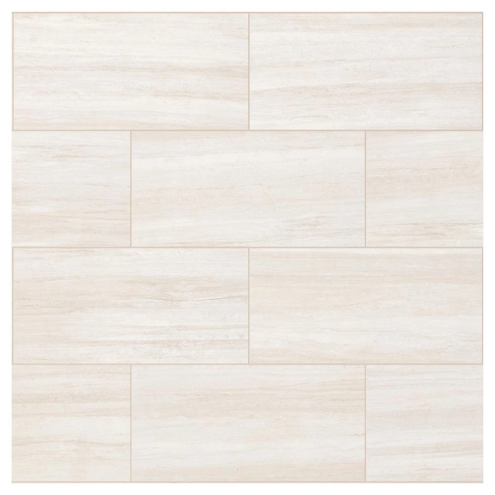 Daltile QuicTile 12 In. X 24 In. Cliff Stone Matte Color Body Porcelain Locking Floor Tile (9.6 Sq. Ft. / Case)