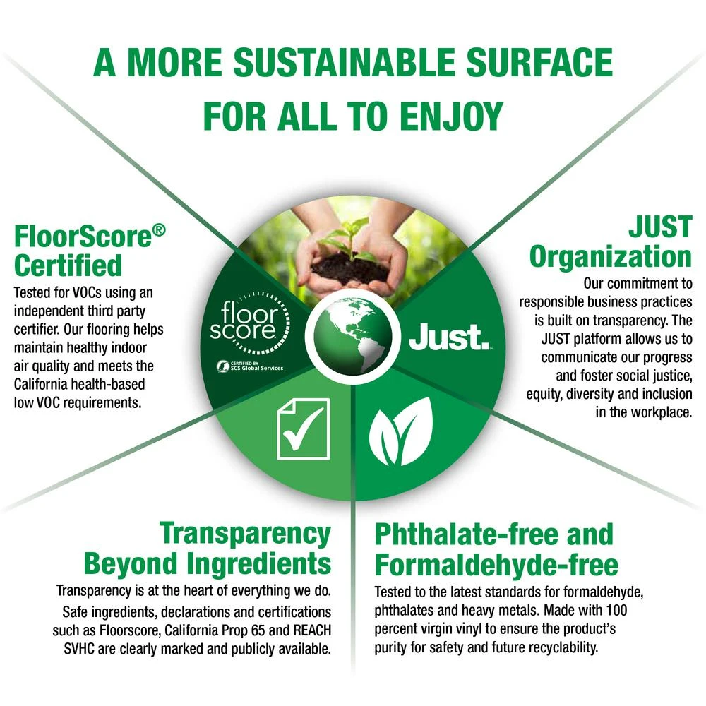 Home Decorators Collection Black Ash 7.1 In. W X 47.6 In. L Luxury Vinyl Plank Flooring (23.44 Sq. Ft. / Case) - Image 2