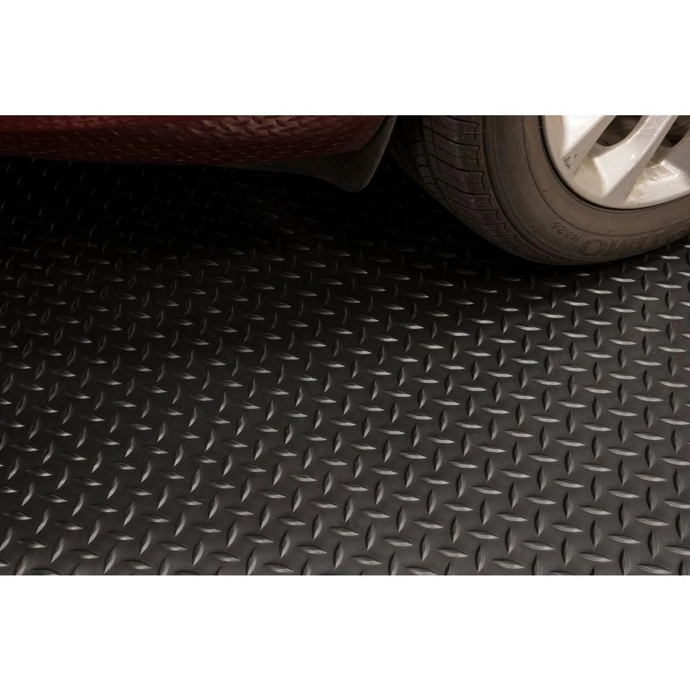 HDX 7.5 Ft. X 14 Ft. Diamond Black Universal Flooring - Image 8