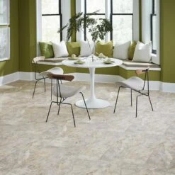 Mohawk 12-ft W Cut-to-Length Midtown Slate Stone Look Low-Gloss Finish Sheet Vinyl