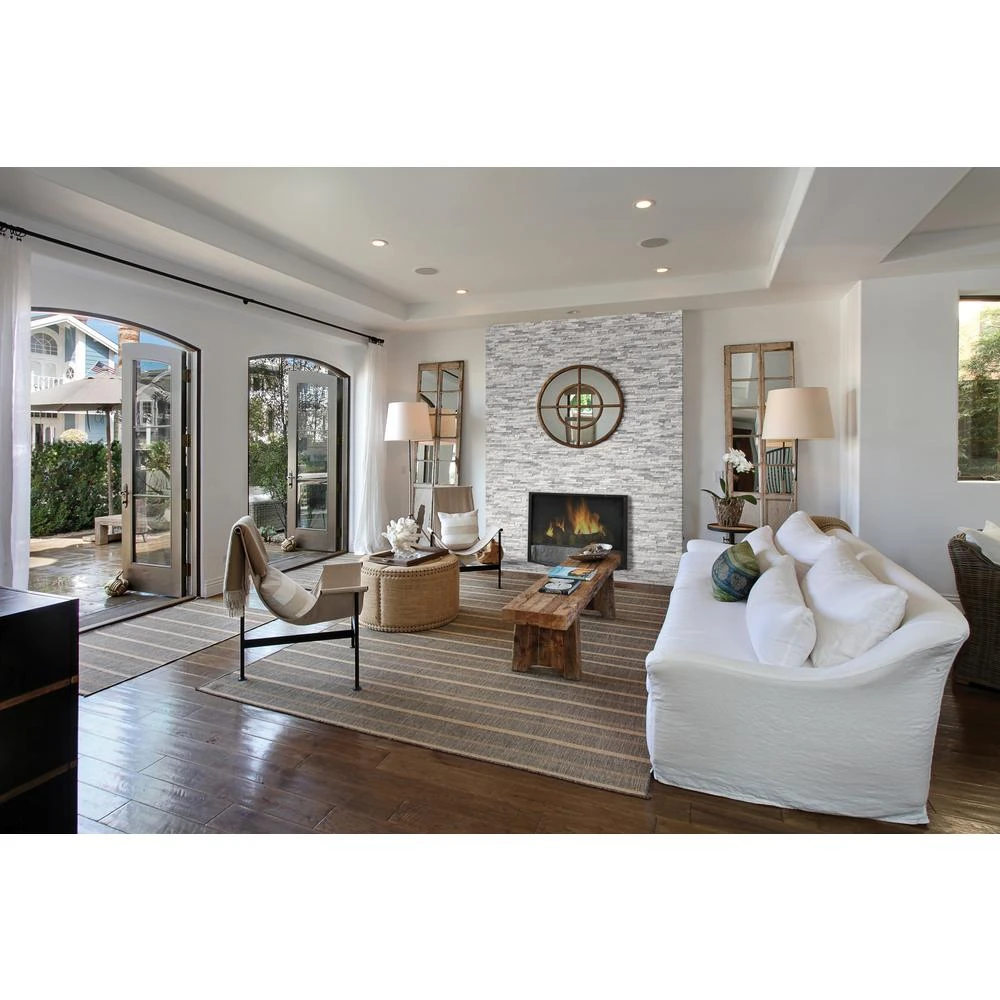 MSI Alaska Gray Ledger Corner 6 In. X 6 In. X 6 In. Natural Marble Wall Tile (2.5 Sq. Ft. / Case) - Image 2