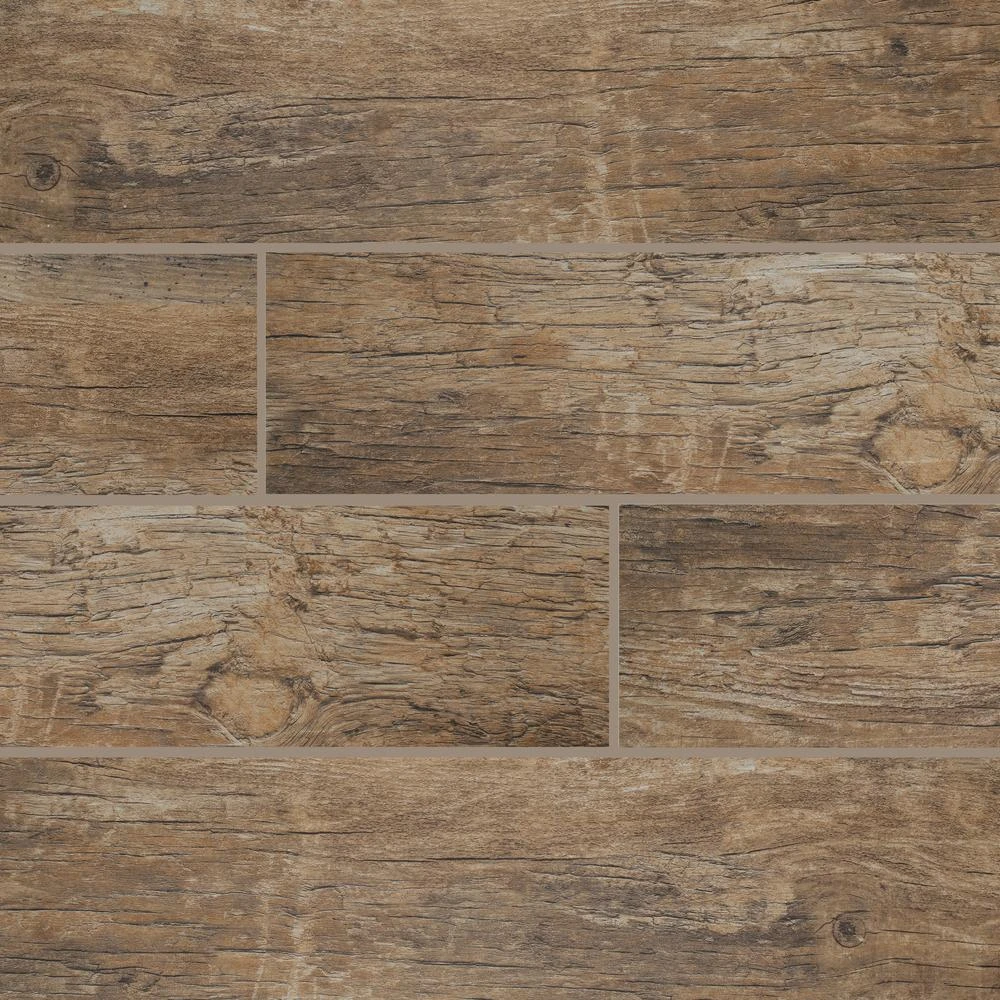 MSI Redwood Mahogany 6 In. X 24 In. Matte Porcelain Floor And Wall Tile (10 Sq. Ft. / Case) - Image 10
