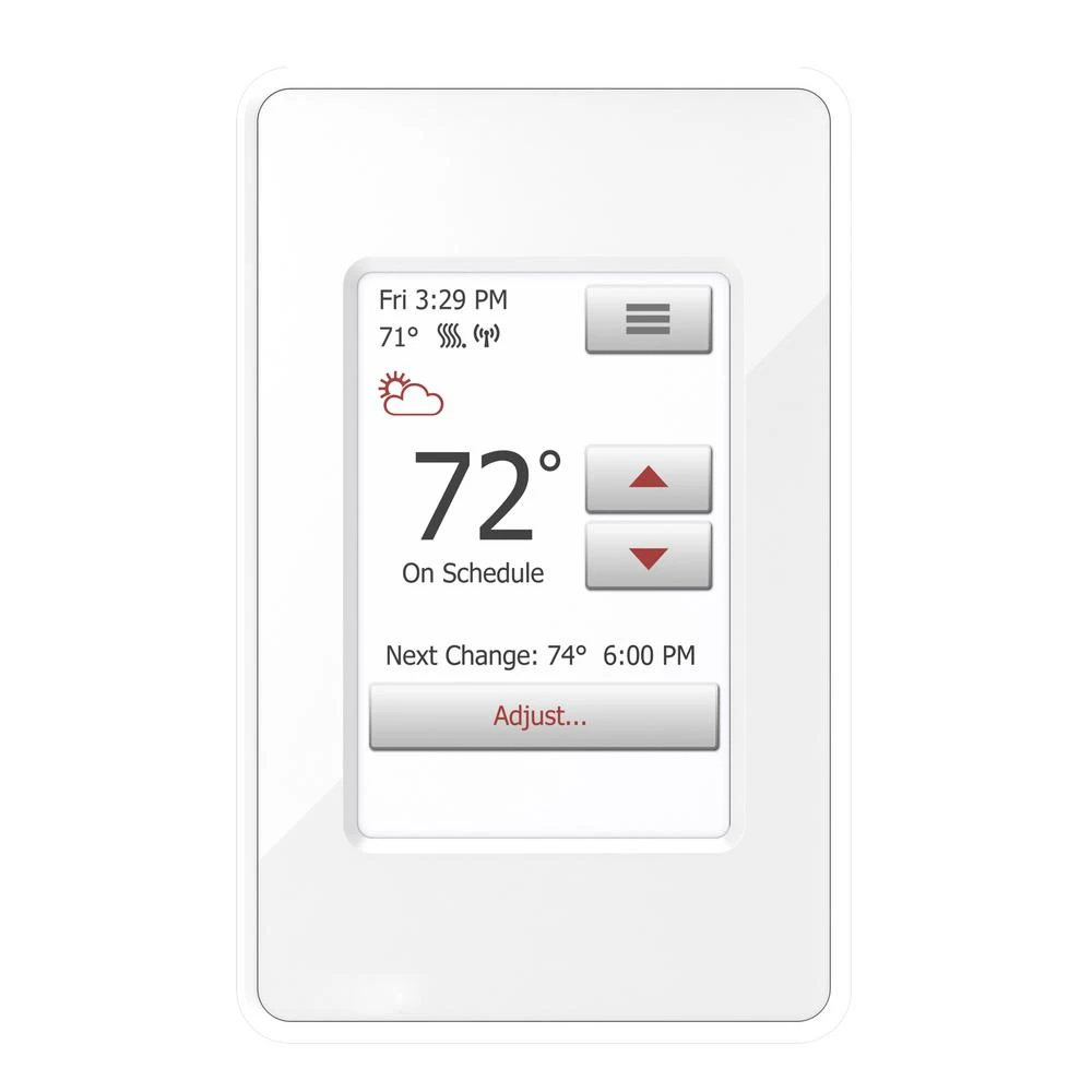 WarmlyYours NSpire Touch WiFi And Touch Programmable Thermostat With Floor Sensor