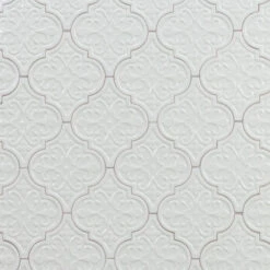 Bond Tile Roma Florid Blue 6.25 In. X 7.25 In. Ceramic Arabesque Wall Tile (30 Pieces 4.84 Sq. Ft. / Box)