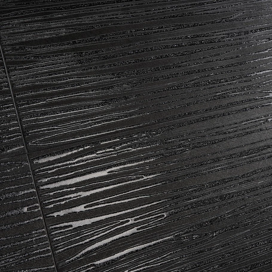 Bond Tile Remnant River Black 11 In. X 40 In. Textured Ceramic Wall Tile (4 Pieces 12.48 Sq. Ft. / Case) - Image 3