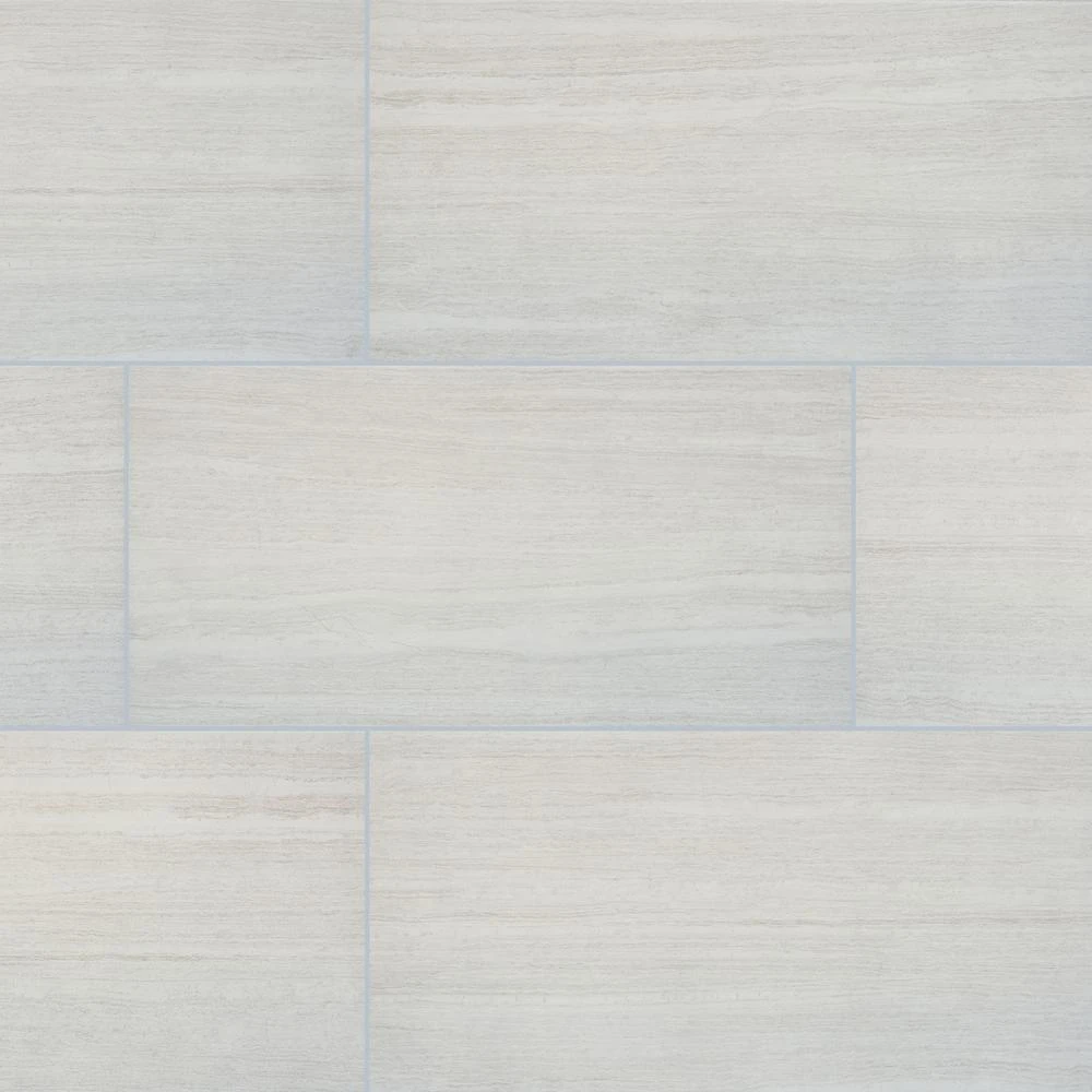MSI Classico Blanco 12 In. X 24 In. Matte Porcelain Floor And Wall Tile (16 Sq. Ft. / Case)