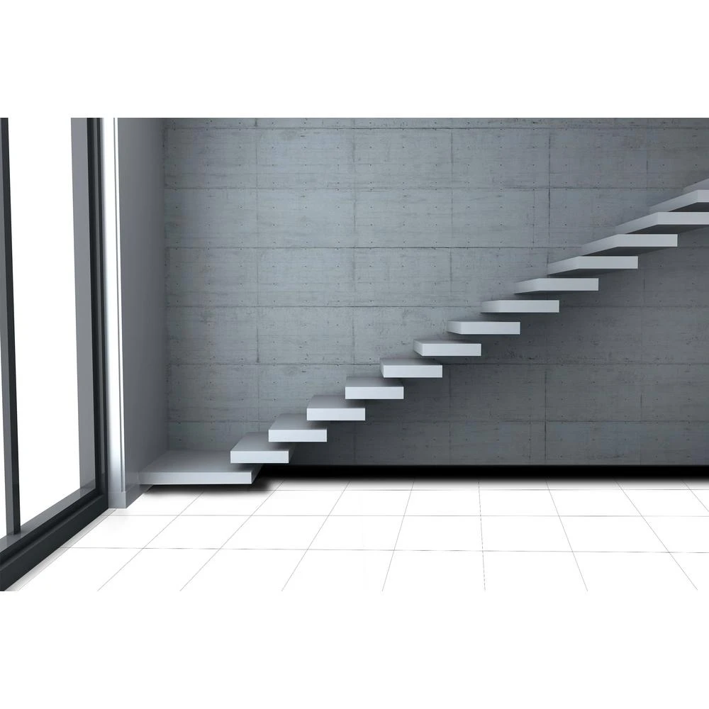 Vinyl Floor Tiles Self Adhesive Stick Flooring - Multi Pack Solid Black & White - Image 2