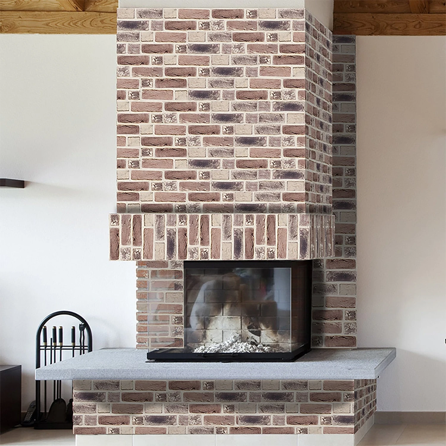 7.87'' X 3.94" 3D Self-Adhesive Kitchen Wall Tiles Bathroom Mosaic Brick Stickers Home DIY Decor - Image 9