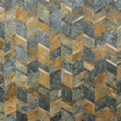 Bond Tile Easy Luxe Tether Slate 11.02 In. X 11.41 In. SPC Peel And Stick Tile (0.87 Sq. Ft. / Sheet)