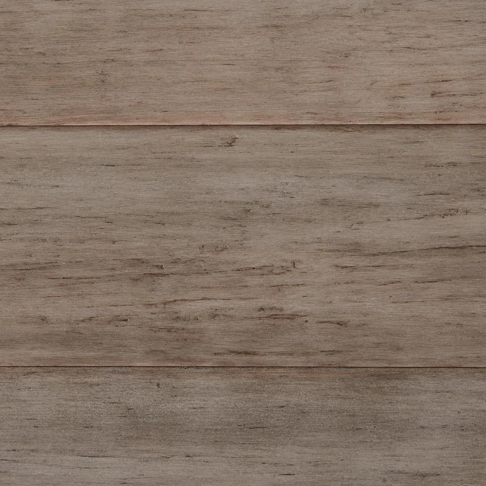 Home Decorators Collection Hand Scraped Strand Woven Earl Grey 1/2 In. T X 5-1/8 In. W X 72-7/8 In. L Solid Bamboo Flooring