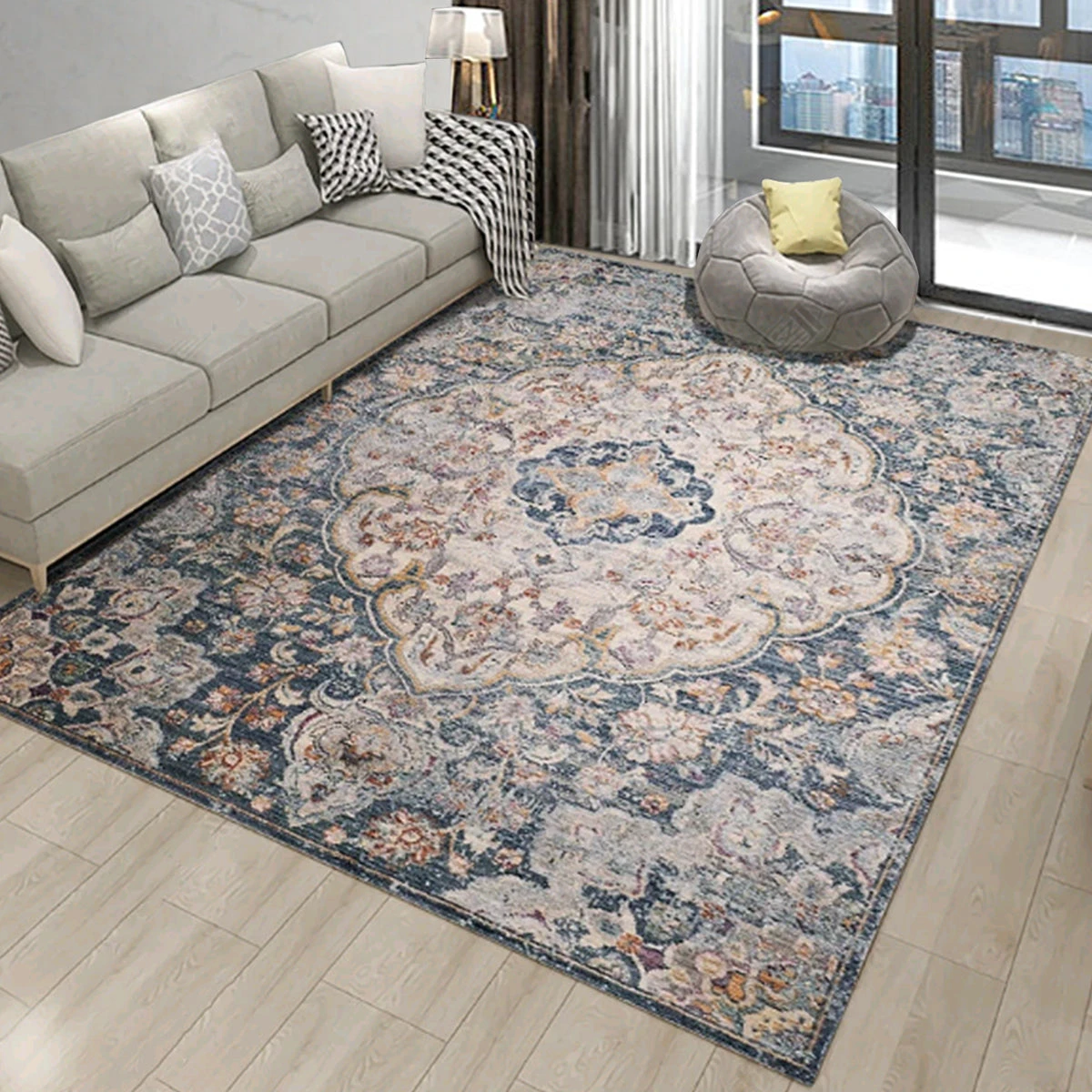 Floor Carpet Rug Mat Non Slip Area Rug Carpet Large For Living-room Doorway Bedroom Bathroom Balcony(optional Size) - Image 4