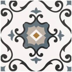 ACHIM Retro Slate 12 In. X 12 In. Self-Adhesive Vinyl Floor Tile (20 Tiles/20 Sq. Ft.)