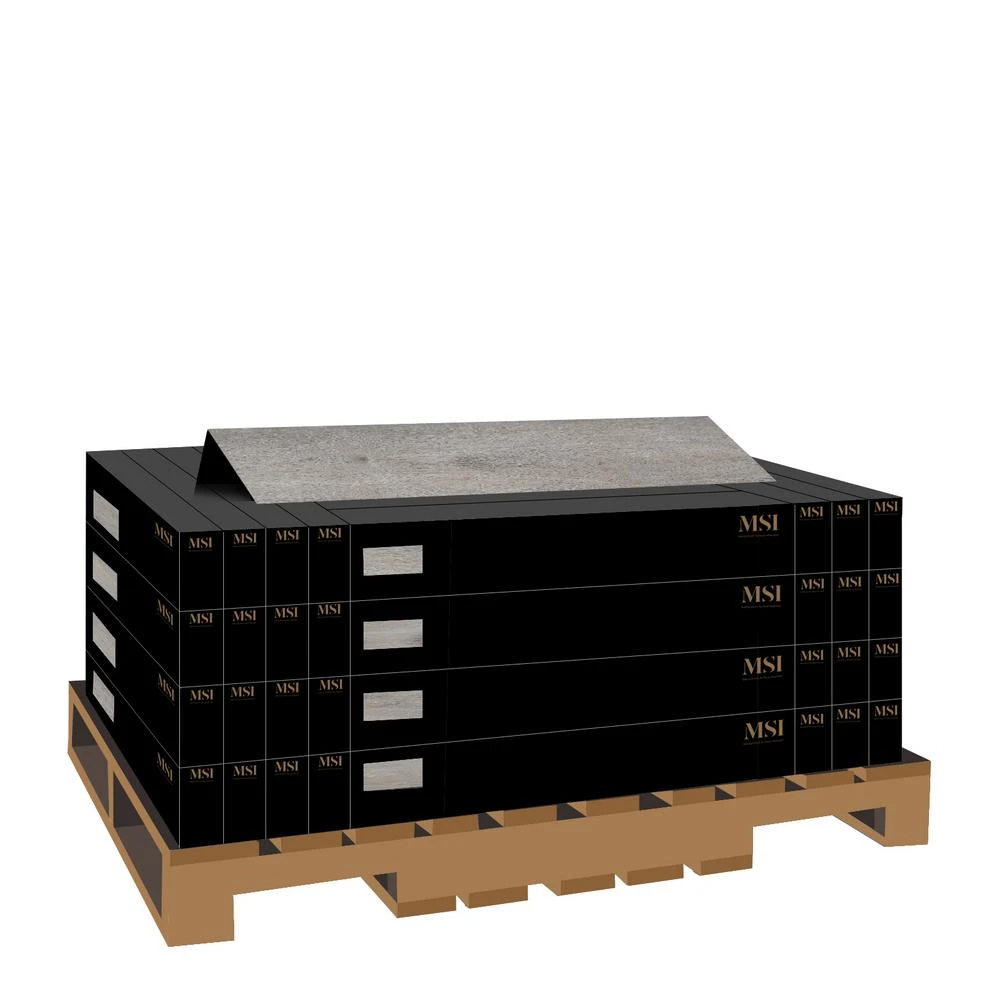 MSI Woodland Dove Oak 7 In. X 48 In. Rigid Core Luxury Vinyl Plank Flooring (55 Cases / 1309 Sq. Ft. / Pallet) - Image 8