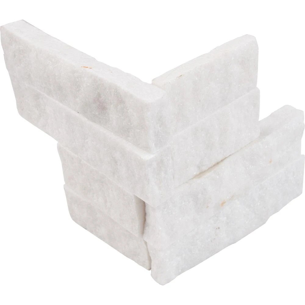 MSI Alaska Gray Ledger Corner 6 In. X 6 In. X 6 In. Natural Marble Wall Tile (2.5 Sq. Ft. / Case) - Image 8