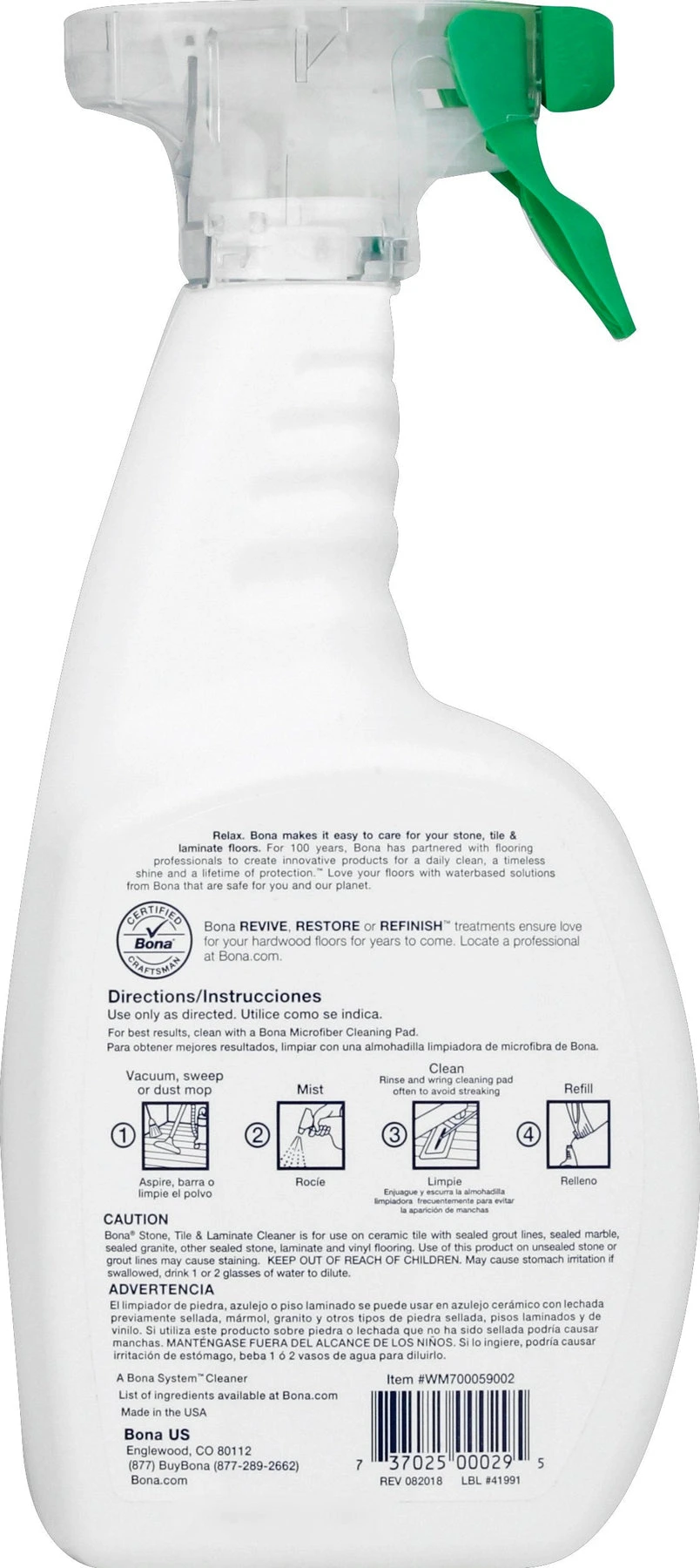 Bona® Hard-Surface Floor Cleaner 36oz - Image 4